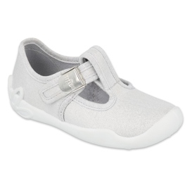 Sapatos infantis Befado prata em branco 115X001 cinza 4