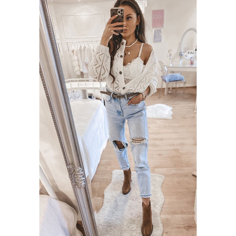 Botins castanhos no poste Zahara 2