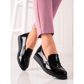 La.Fi sapatos pretos clássicos 1