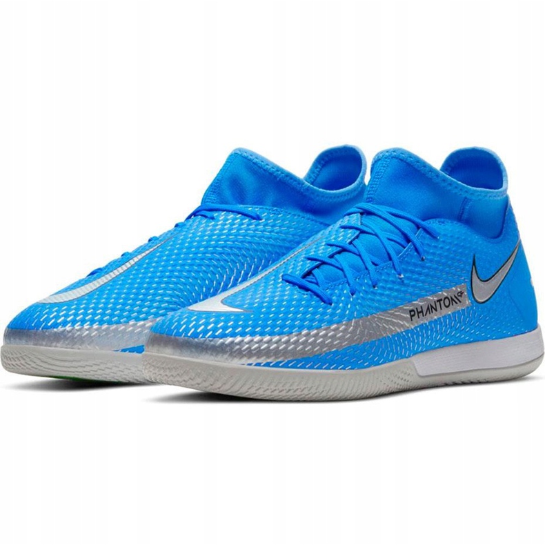 Chuteira Nike Phantom Gt Academy Df Ic M CW6668 400 azul 3 Chuteira Nike Phantom Gt Academy Df Ic M CW6668 400 azul 3