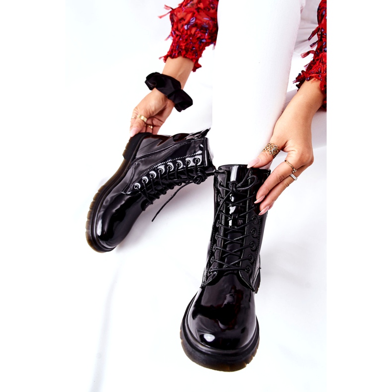 Cross Jeans Botas femininas jeans cruzado preto GG2R4023 2