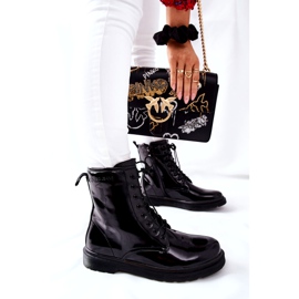 Cross Jeans Botas femininas jeans cruzado preto GG2R4023 4