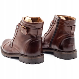 Olivier Botas de neve masculinas de 910 MP marrom escuro 5