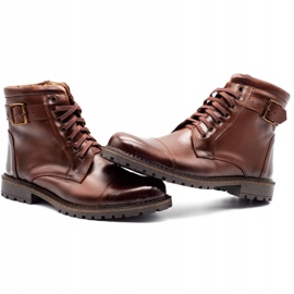 Olivier Botas de neve masculinas de 910 MP marrom escuro 4