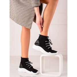 TRENDI Tênis Light Textile preto 2