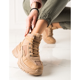 Sweet Shoes Tênis esportivos bege 2