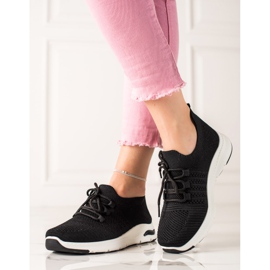 TRENDI Calçados Esportivos Slip-on preto 1