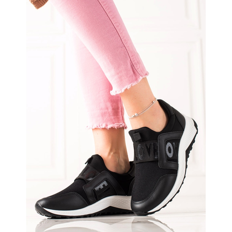 TRENDI Tênis de amor preto 1