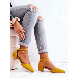 WS1 Bombas de camurça em calíope amarelo Spitz 2