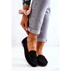 Mocassim de camurça Sergio Leone MK722 Preto 2