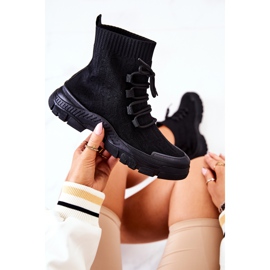 FM1 Meias esportivas pretas Kimberly preto 1