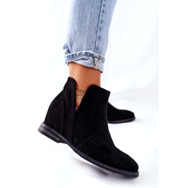 Botas femininas em cunha S.Barski Joiva Preto 3