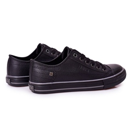 Tênis de couro masculino Big Star II174002 preto 1