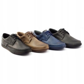 Polbut Sapatos masculinos de couro J44PŁ marrom 5