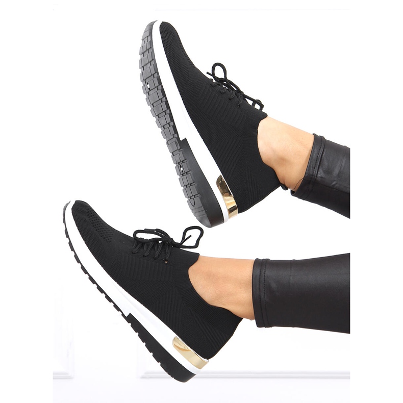 Sapatilhas desportivas Welo Black meia preto 1