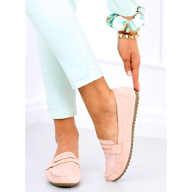 BM Mocassins femininos Rello Pink rosa 1