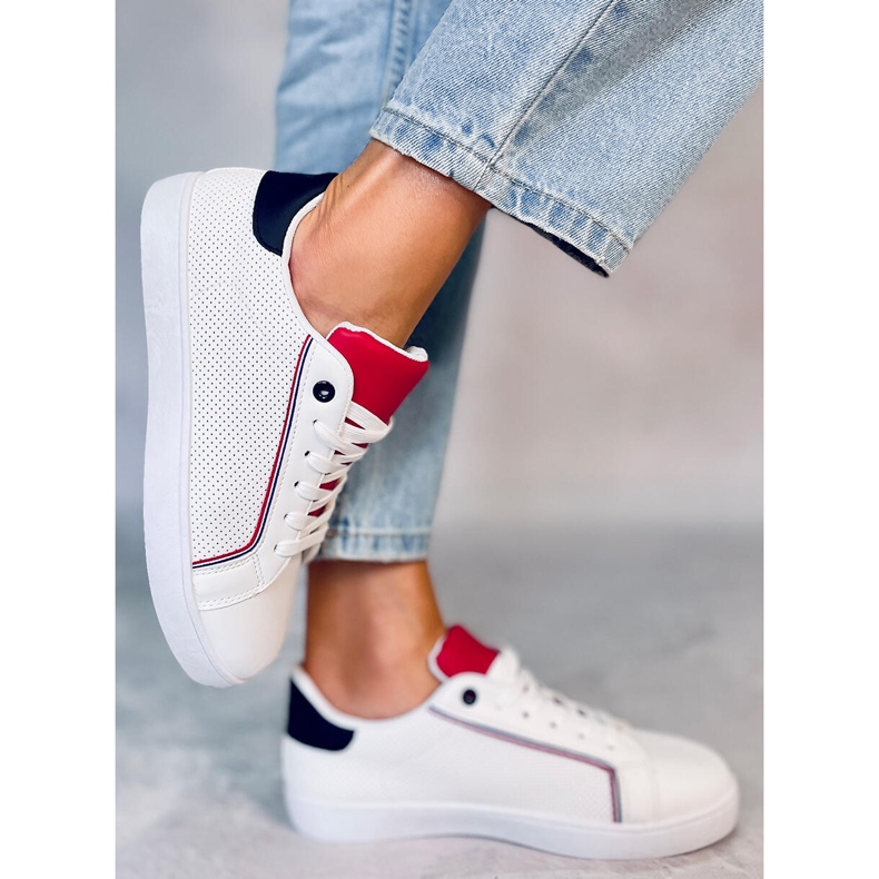 Tênis feminino Volve WHITE / NAVY branco 2