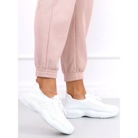 Sapatas esportivas Yetto White meia branco 1