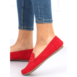 Mocassins femininos Brato Red vermelho 1
