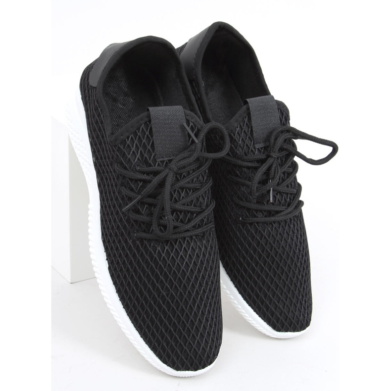 Sapatos esportivos Utto Black meias preto 2