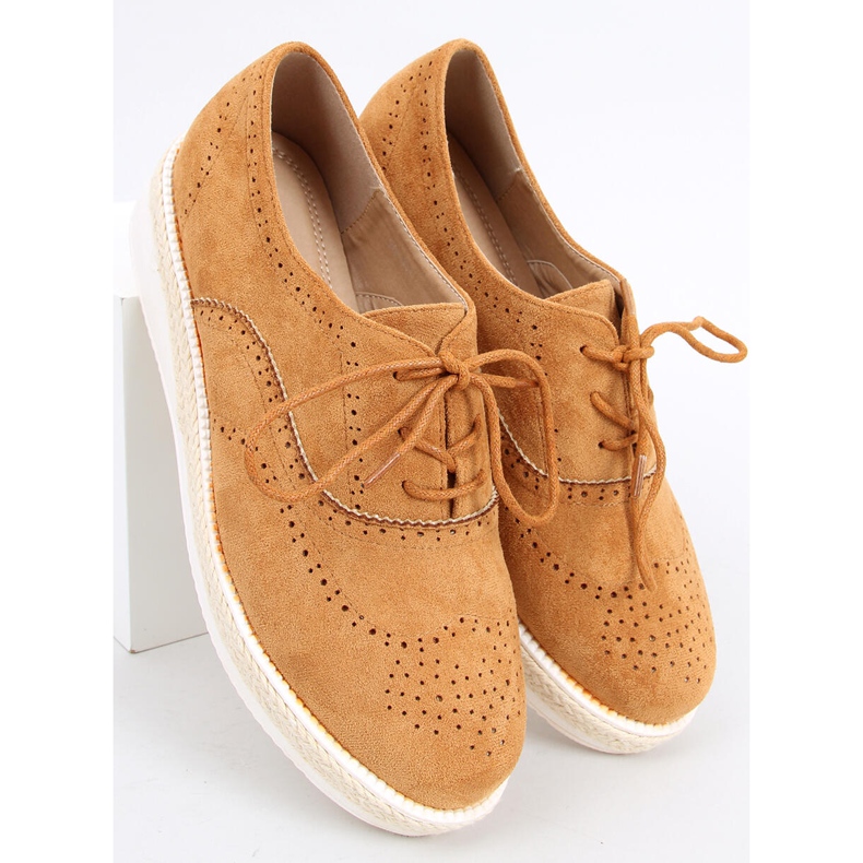 Sapatos femininos alpargatas Apia Camel marrom 1