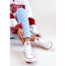 Tênis alto de couro Big Star JJ274132 Branco 1