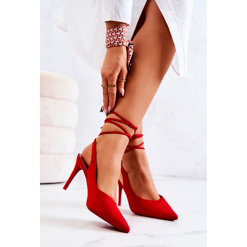 PS1 Stilettos Amarrados Red Callie vermelho 2