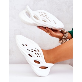 PS1 Tênis esportivos leves de espuma branca na onda branco 1