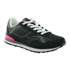 American Club C1 esportes jogging preto rosa 1