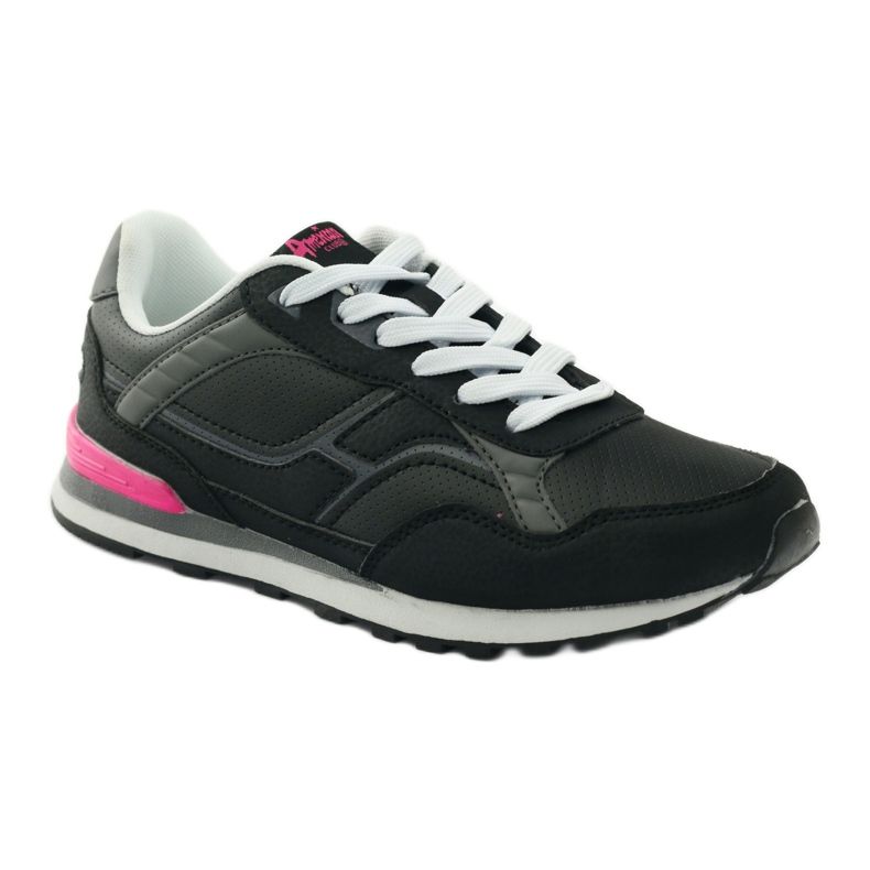 American Club C1 esportes jogging preto rosa 1