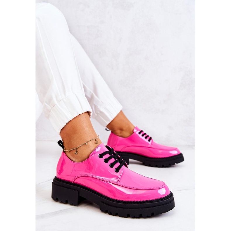 PL5 Sapatos La.Fi La.Fi Preto Joselin rosa 2
