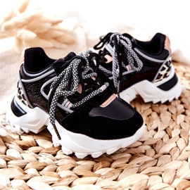 FR1 Sapatilhas de desporto infantil pretas Rommie preto multicolorido 3