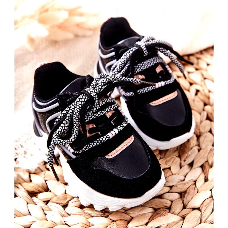 FR1 Sapatilhas de desporto infantil pretas Rommie preto multicolorido 4