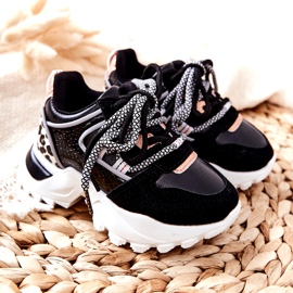 FR1 Sapatilhas de desporto infantil pretas Rommie preto multicolorido 5