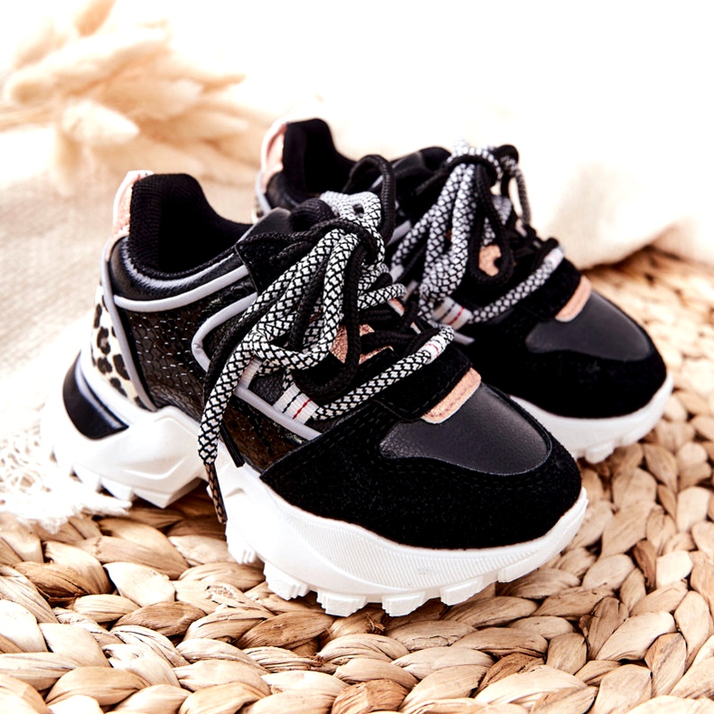 FR1 Sapatilhas de desporto infantil pretas Rommie preto multicolorido 5