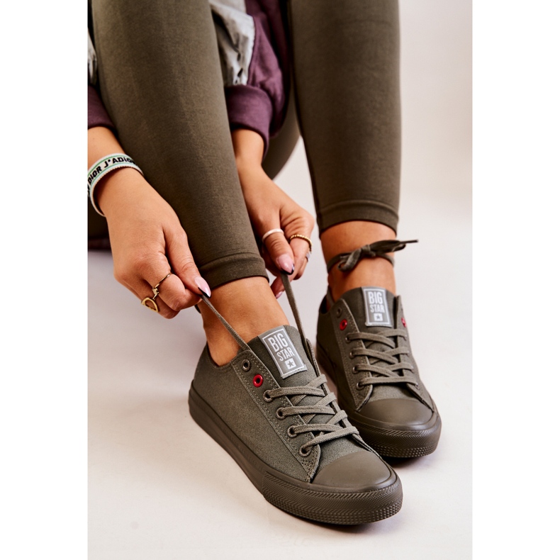 Tênis baixo Big Star JJ274004 Cáqui verde 1