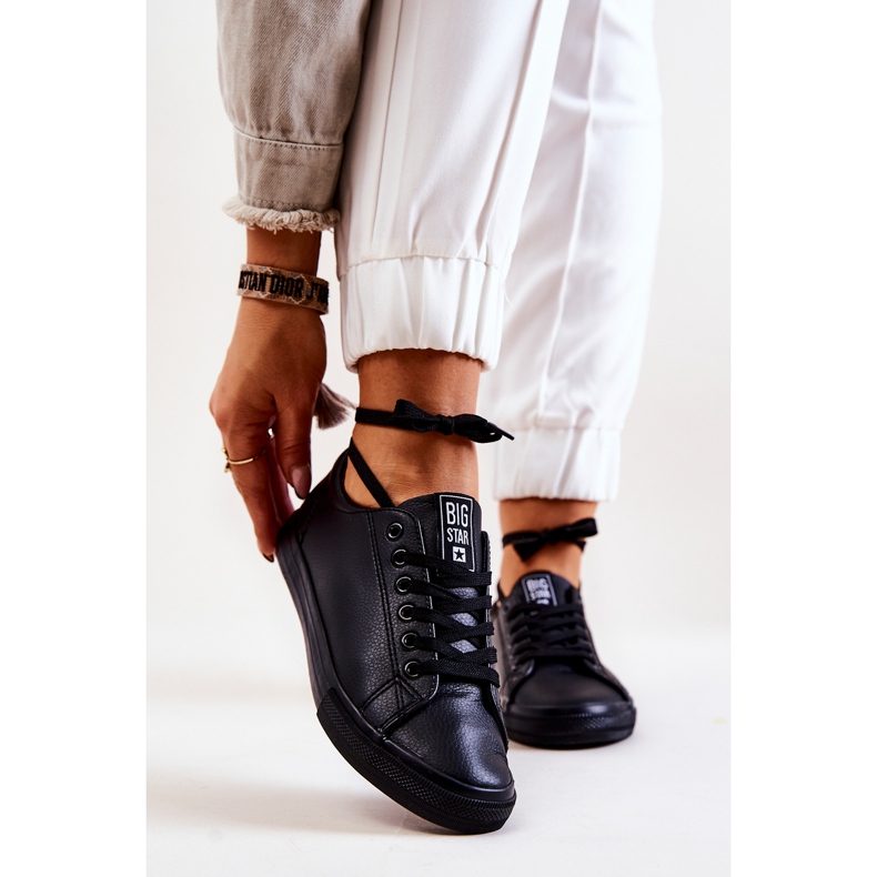 Tênis de couro Big Star JJ274312 Preto 2