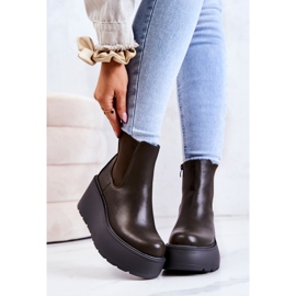 PS1 Botas quentes Verde escuro Montiano 2