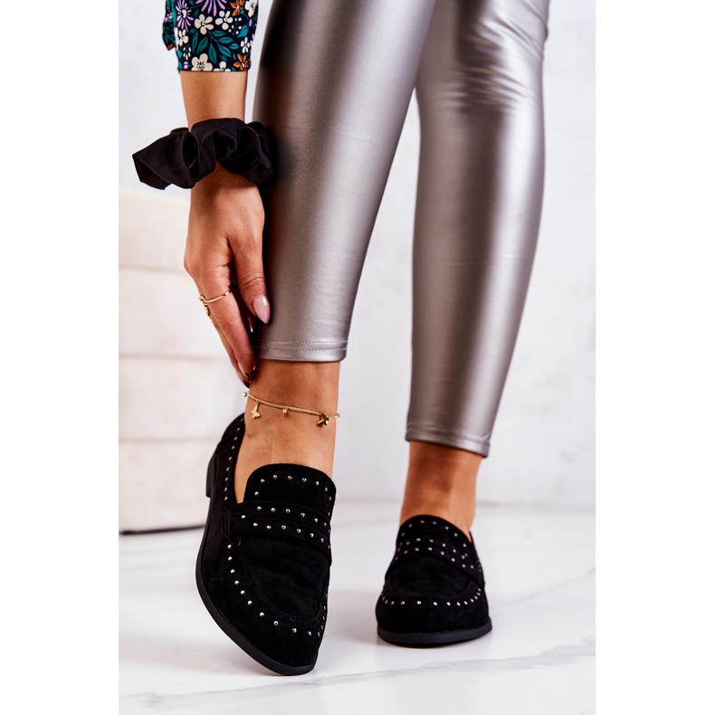 PL5 Mocassim de camurça com Jets La.Fi Black Maliyah preto 2