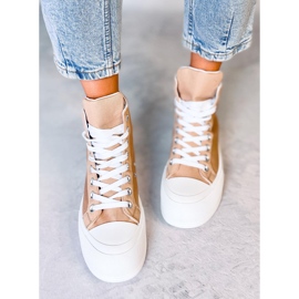 Tênis de lona Kenya Khaki bege 1