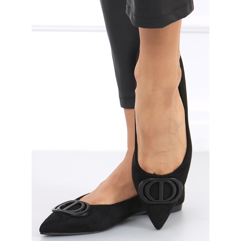 Bailarinas Arte Black com dedos amendoados preto 2 Bailarinas Arte Black com dedos amendoados preto 2