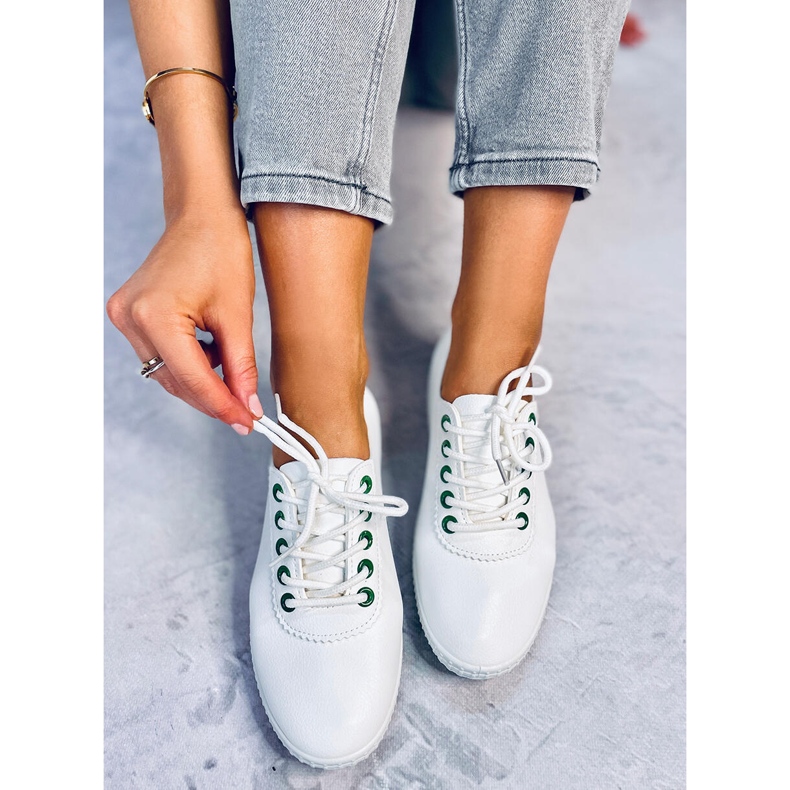 Tênis feminino Girma Green branco 2