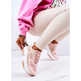 PS1 Tênis esportivo Sneakers Pink Retroque rosa 2