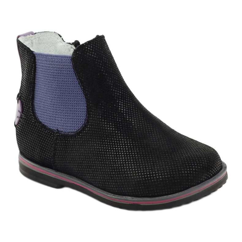 Botas de calçado infantil Ren But 1479 preto 1