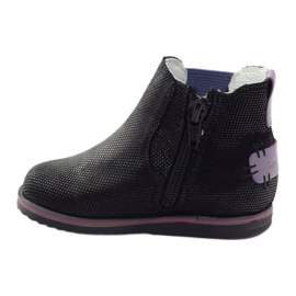 Botas de calçado infantil Ren But 1479 preto 2