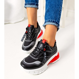 Tênis Barbo para mulher negra preto cinza 1