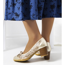 Bombas a céu aberto Pereira gold dourado 1