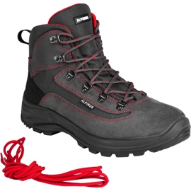 Sapatos de trekking Alpinus Brahmatal High Active GR43321 vermelho cinza 2