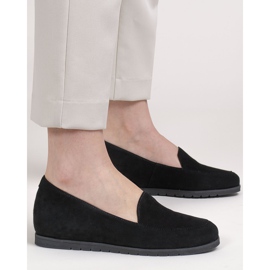 Marco Shoes Sapatos baixos 1595P confortáveis ​​na cunha preto 1