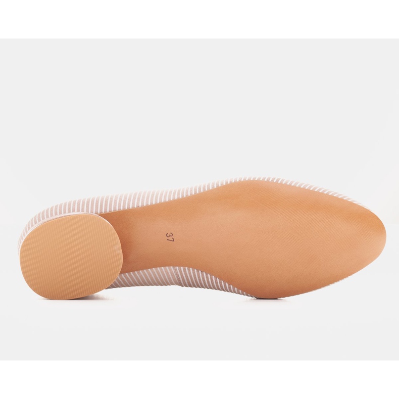 Marco Shoes Bailarinas de camurça bege com decoração dourada 1